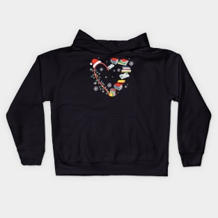 Merry bookmas Kids Hoodie